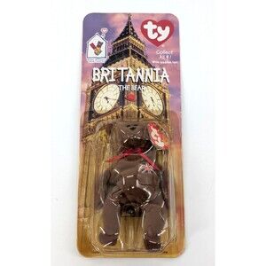 Britannia The Bear Beanie Baby Collectible McDonald's Happy Meal 1997